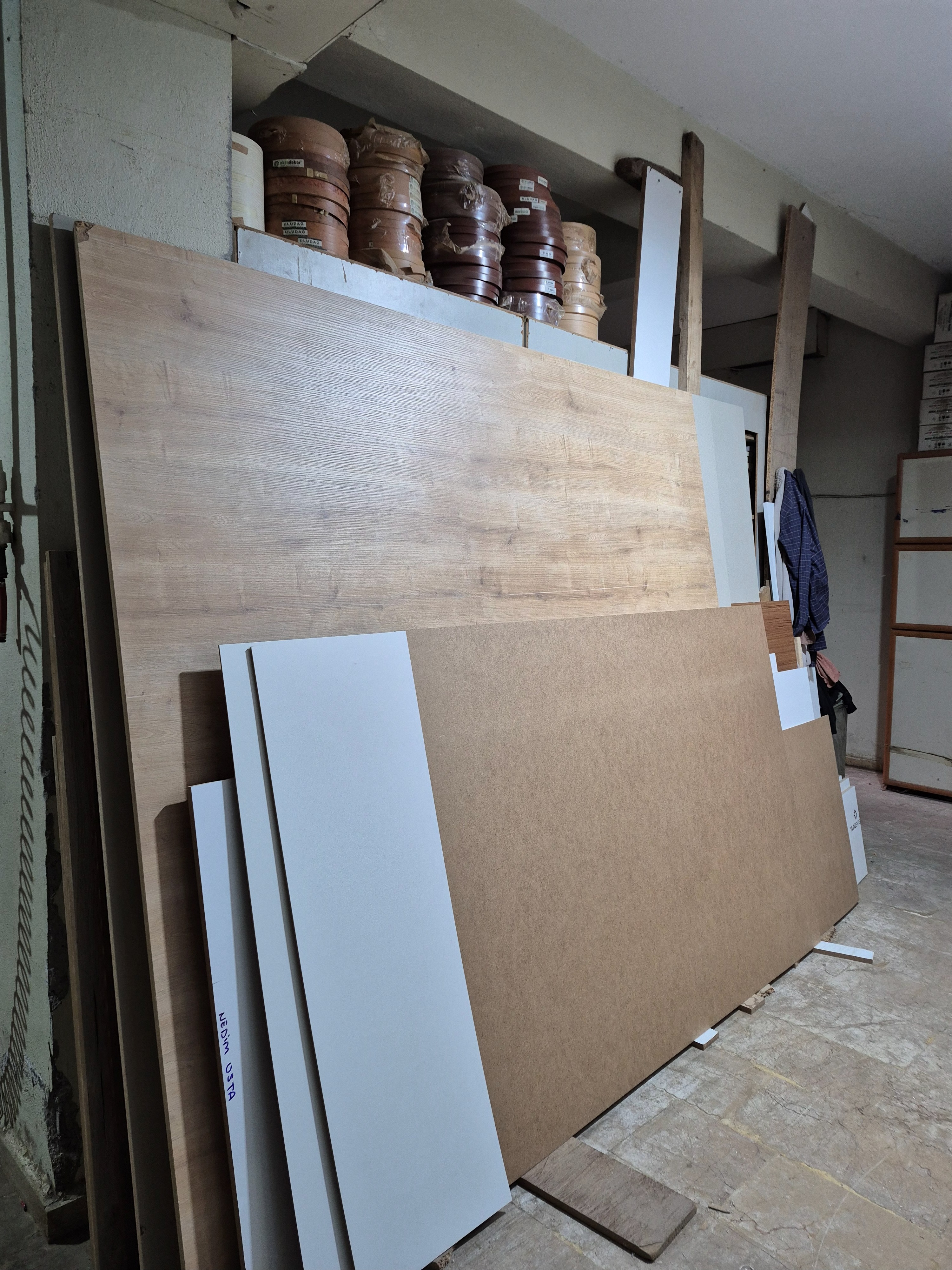 MDF & Sunta Stok AlanÄ±